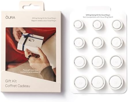Oura Ring 4 Gifting Sizing Kit - Unique Sizing - Give The Gift of Health