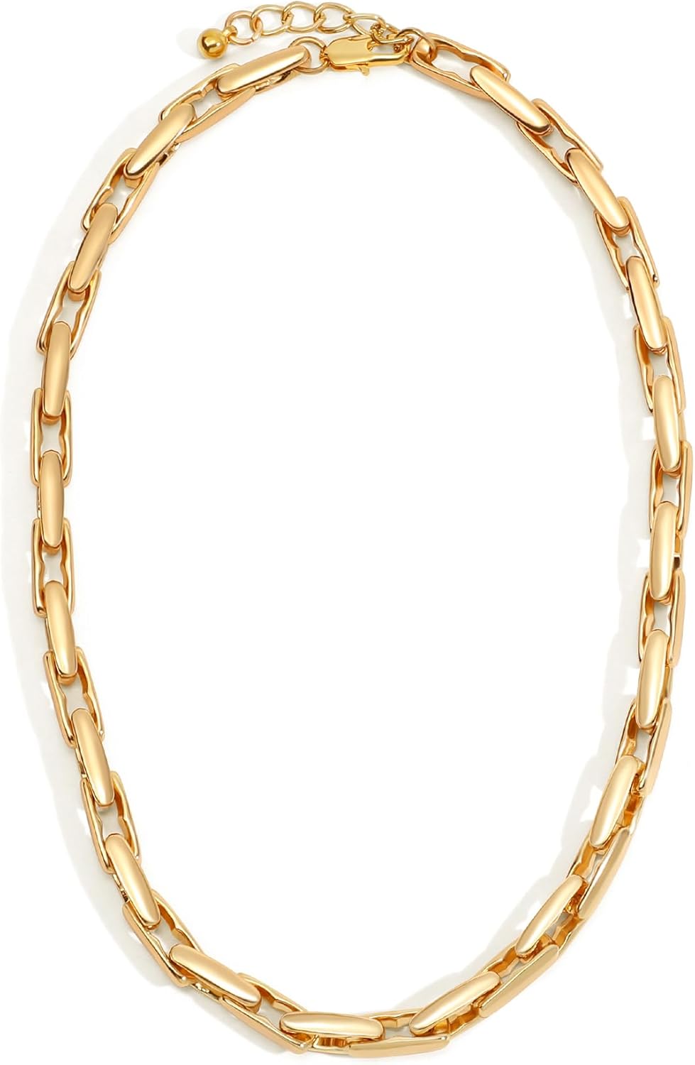 Necklaces for Women 14K Gold Plated Trendy Chunky Chain Choker Jewelry