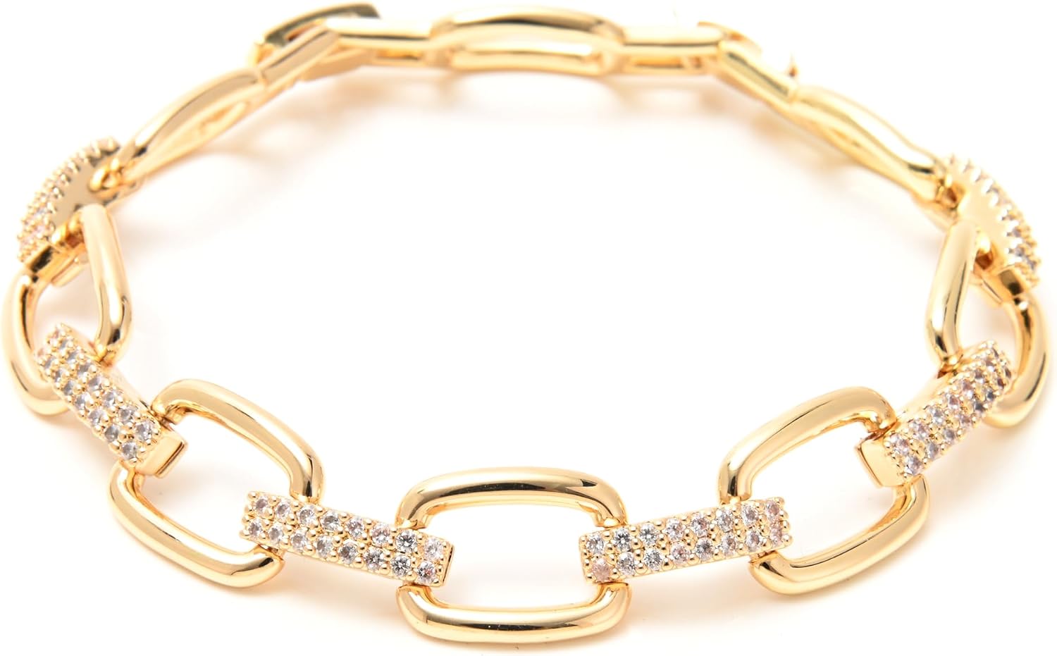 14K Gold and Silver Plated Special Cain Link with Toggle Clasp Closure in Daily or Party for Women Fashion Jewelry Gifts