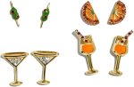 BaubleBar Food & Drink-Themed Statement Earrings, Novelty Earrings for Women, Costume Jewelry