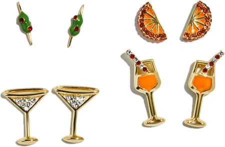BaubleBar Food & Drink-Themed Statement Earrings, Novelty Earrings for Women, Costume Jewelry